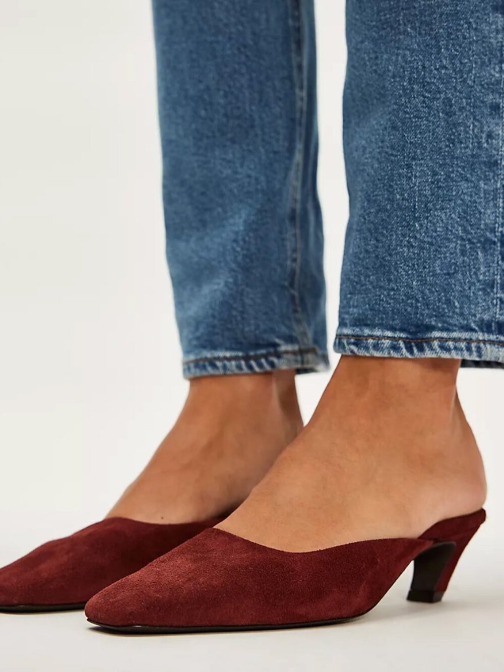 🆕 FREE PEOPLE Avenue Heel / Port Royale Suede